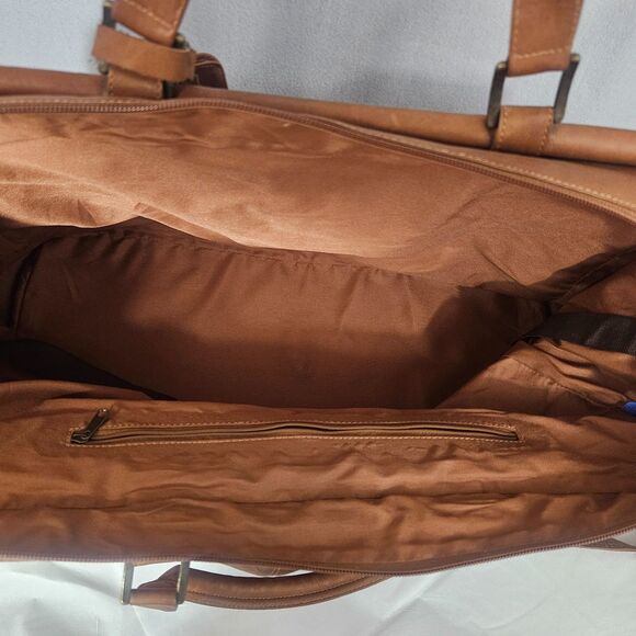 XL Leather Duffle Bag Travel Crossbody CDC Swag 2002 - Picture 9 of 11